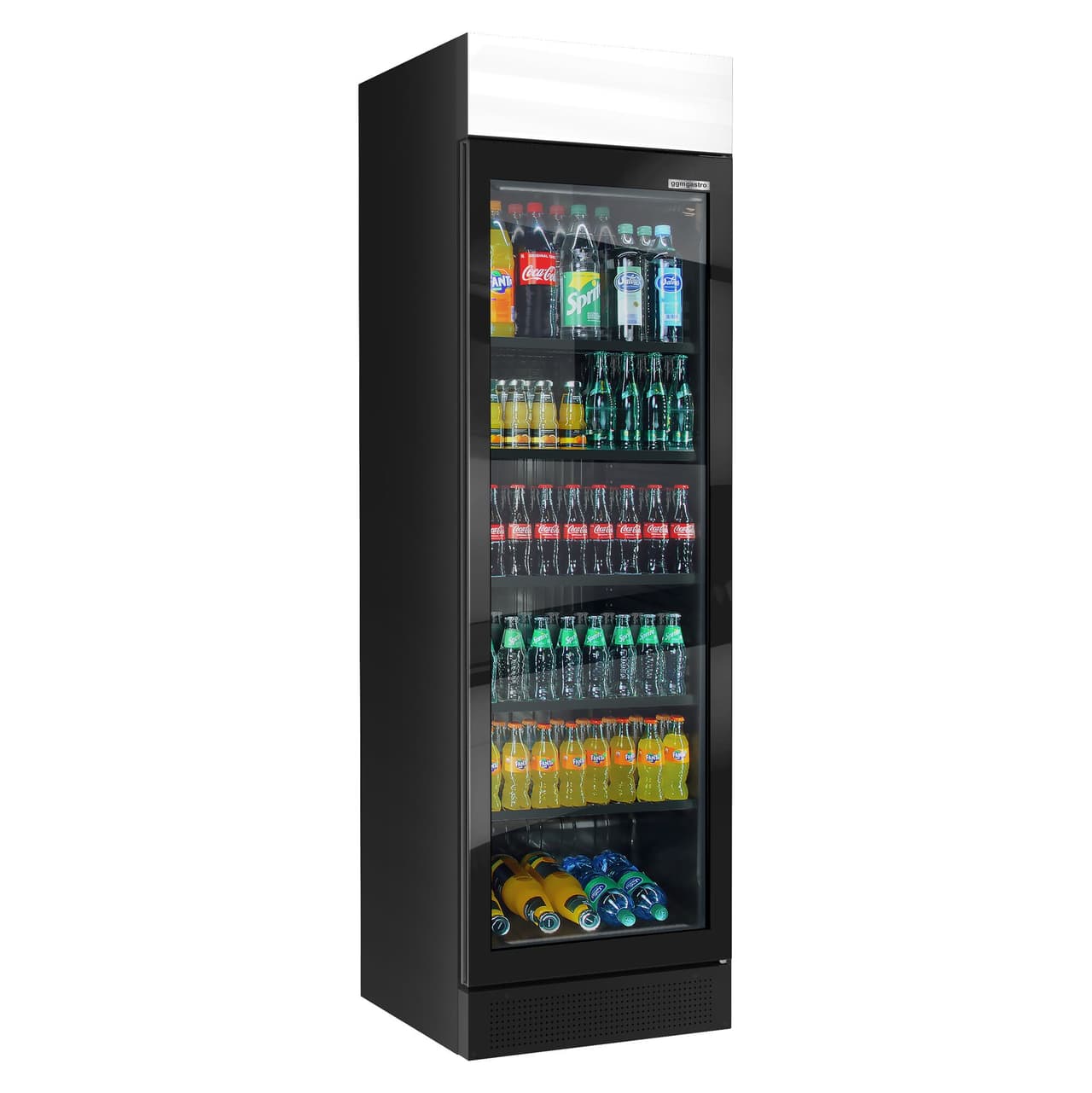 (2 units) Beverage refrigerator - 690 litres - frameless design - with advertising display