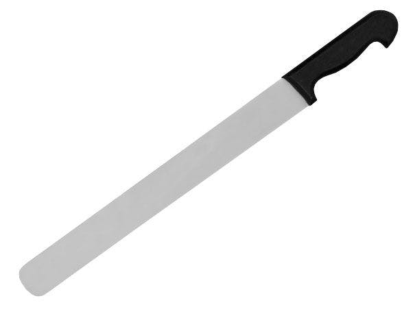 Nůž na kebab s černou plastovou rukojetí