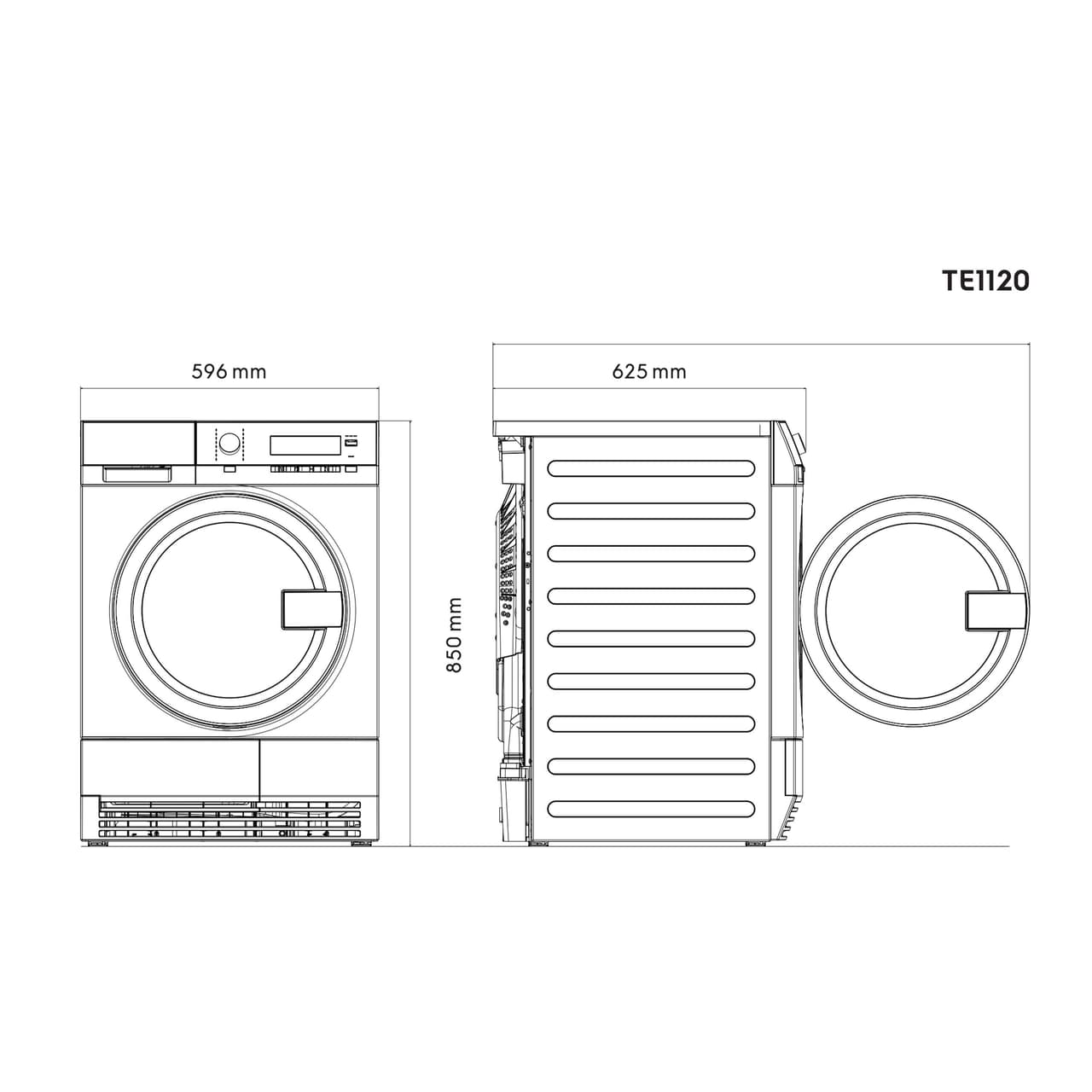 ELECTROLUX | myPRO TE1120 - Chytrá profesionální sušička prádla - 8 kg - kondenzační