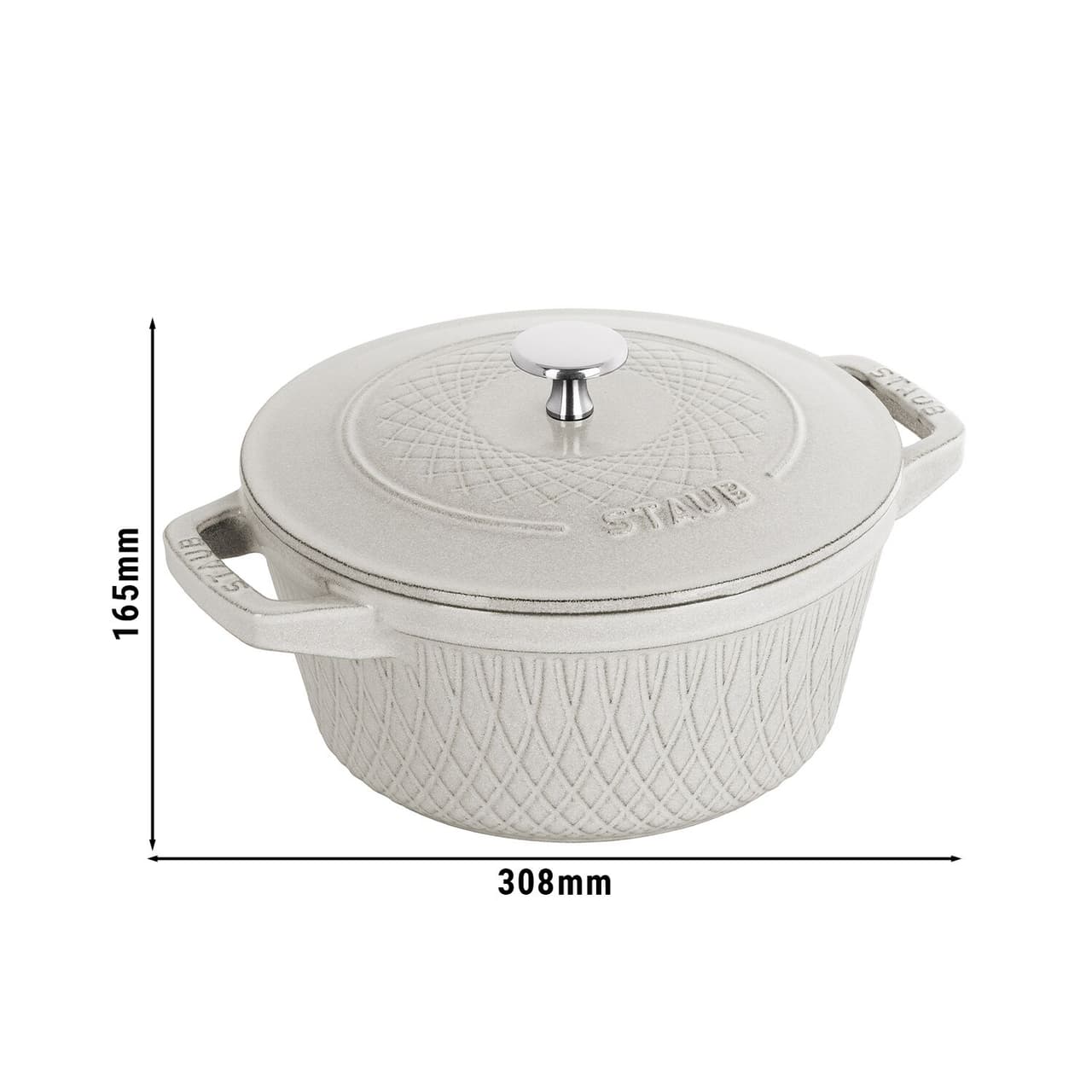 STAUB | LA COCOTTE - Cocotte - Ø 240mm - Gusseisen - Weisser Trüffel