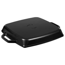 STAUB | GRILL PANS - Grilovací pánev - 230x230mm - litina - černá