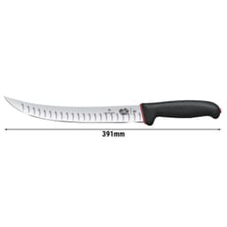 VICTORINOX | Dual Grip - řeznický nůž s výbrusy - čepel: 250 mm