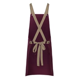 (6 pieces) Karlowsky - Bib Apron Urban Look - Eggplant