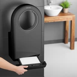 (2 pieces) AIR-WOLF - hand dryer - drying time: 10-15 seconds