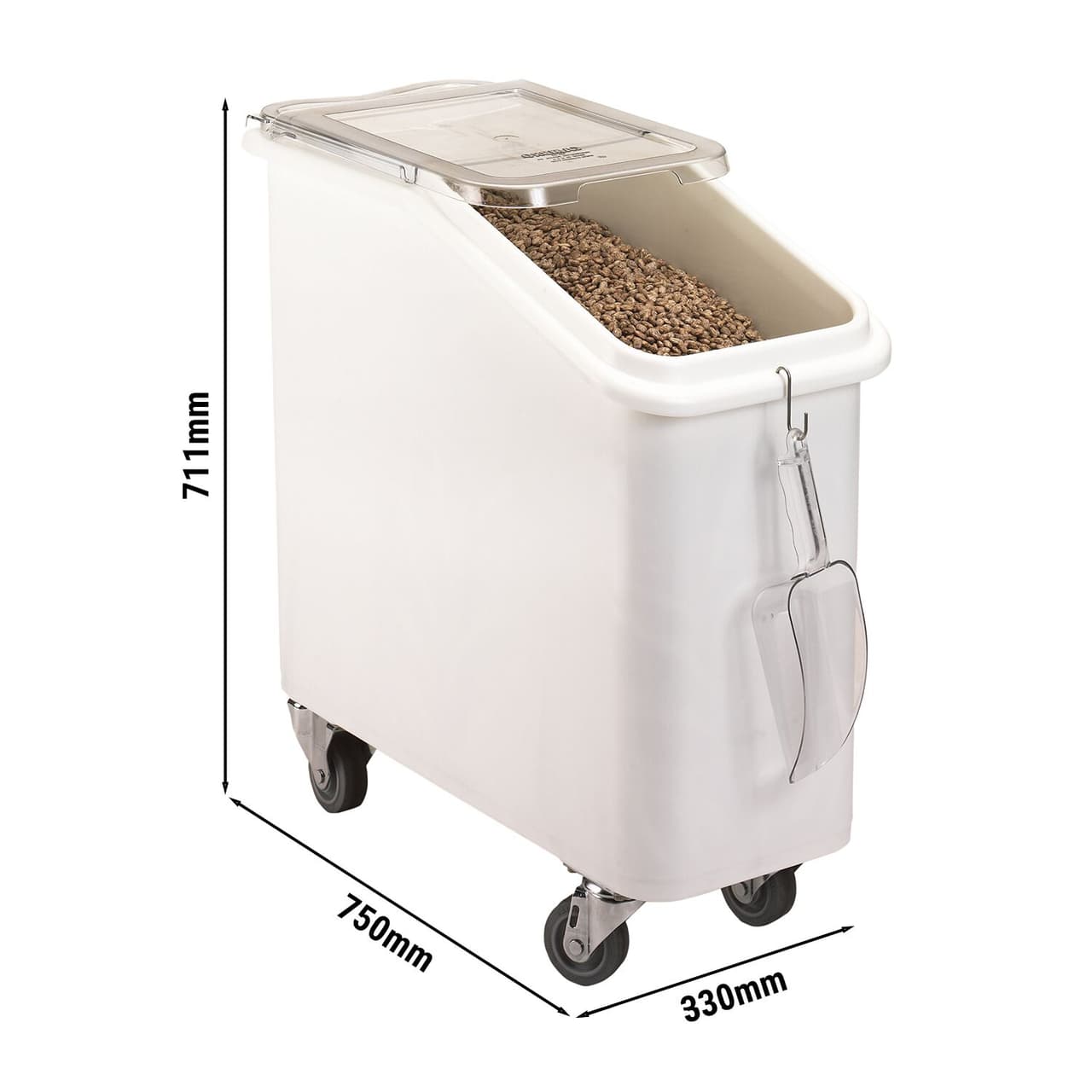 CAMBRO | Mehlwagen / Zutatenwagen - 81 Liter - aus Polyethylen