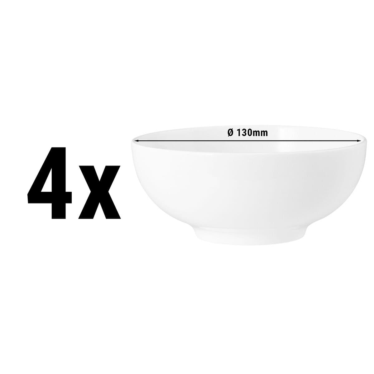 (4 pieces) Seltmann Weiden - Foodbowl - Ø 130 mm