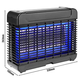 Lapač hmyzu - pro 150m² - 11W - černý