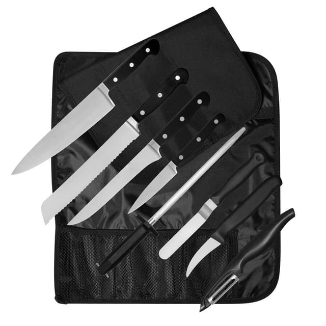 Knife set Classic with roll bag - 8 pieces