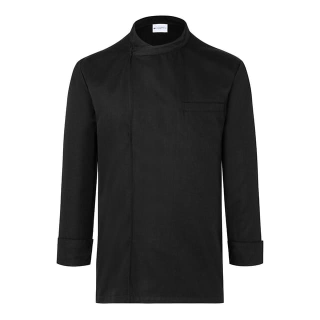 Karlowsky Long Sleeve Throw Over Cooking Shirt - Black - Size: XS