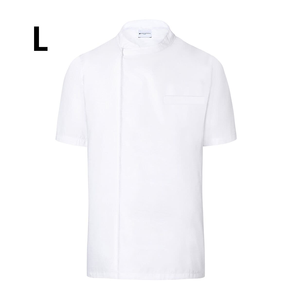 Karlowsky - Short Sleeve Throw Over Cooking Shirt - White - Size: L