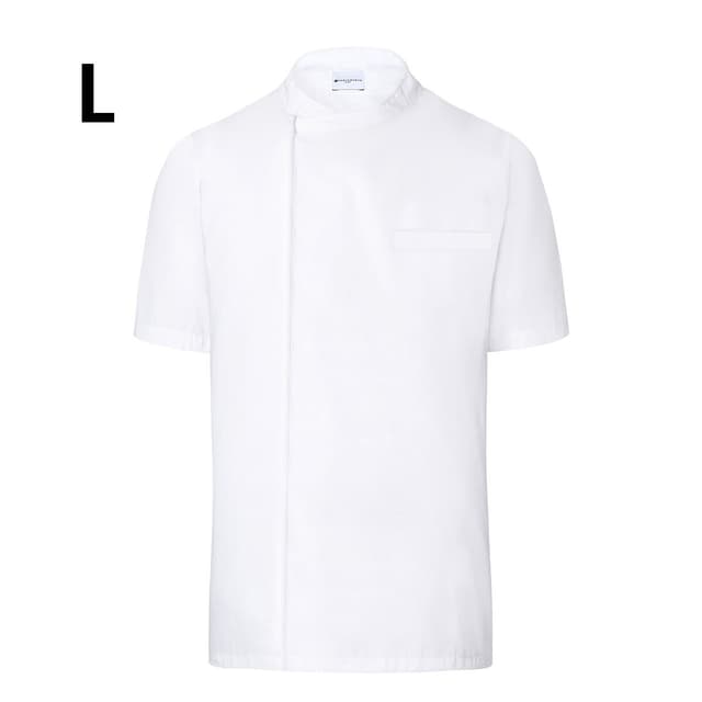 Karlowsky - Short Sleeve Throw Over Cooking Shirt - White - Size: L