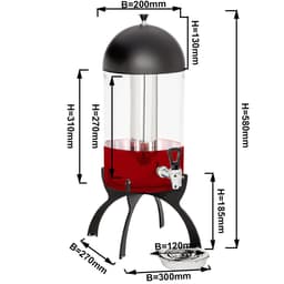 Dávkovač džusu - 7L - černý
