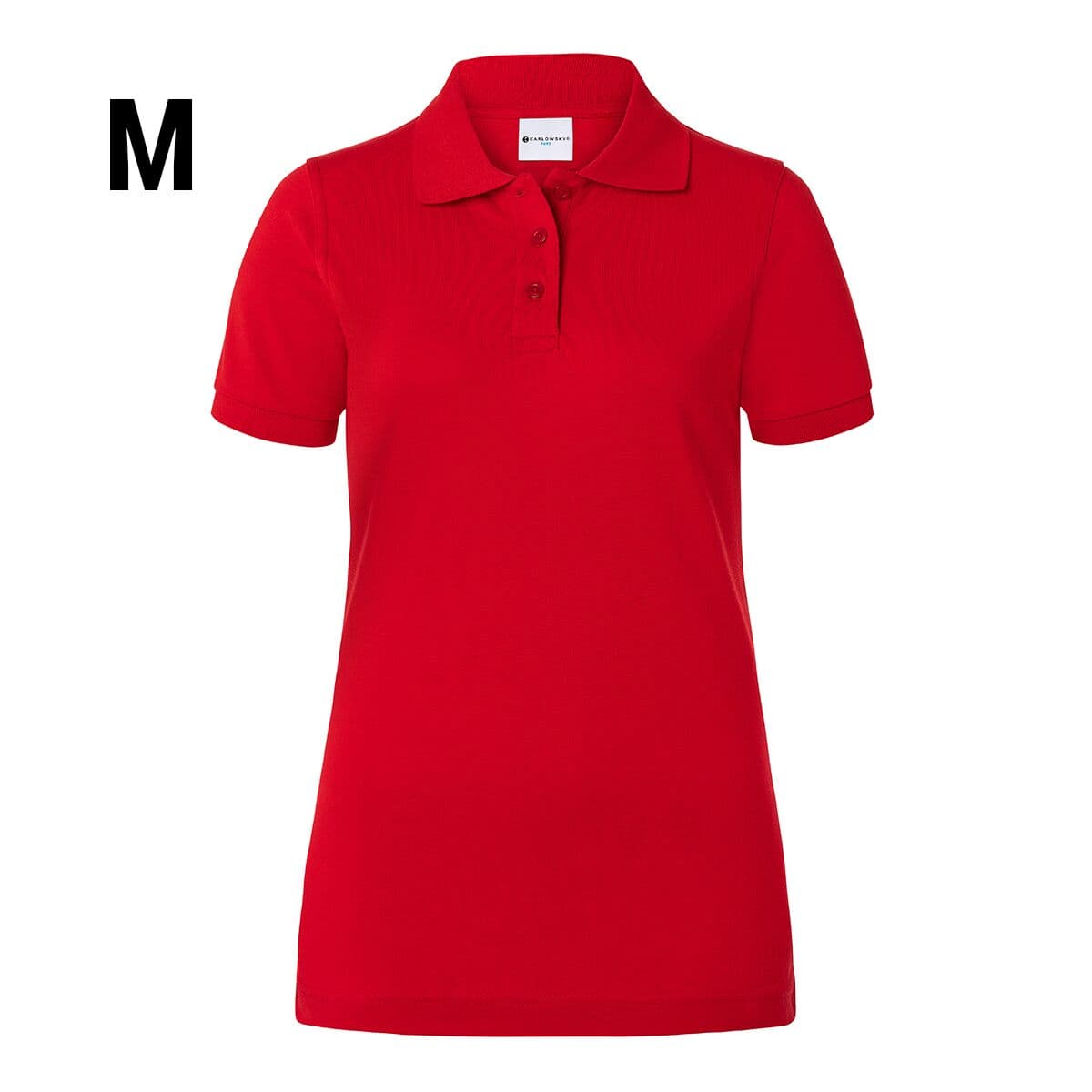 (6 pieces) Karlowsky - Ladies Workwear Poloshirt Basic - Red - Size: M