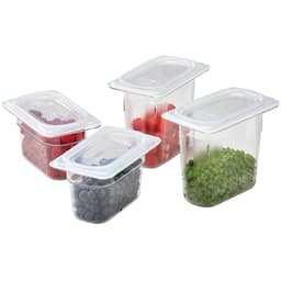 (6 kusů) CAMBRO | Polykarbonátový nádoba Camwear® GN 1/9 - čirá - hloubka 100 mm