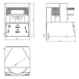 Pizza press / former - Ø 45 cm