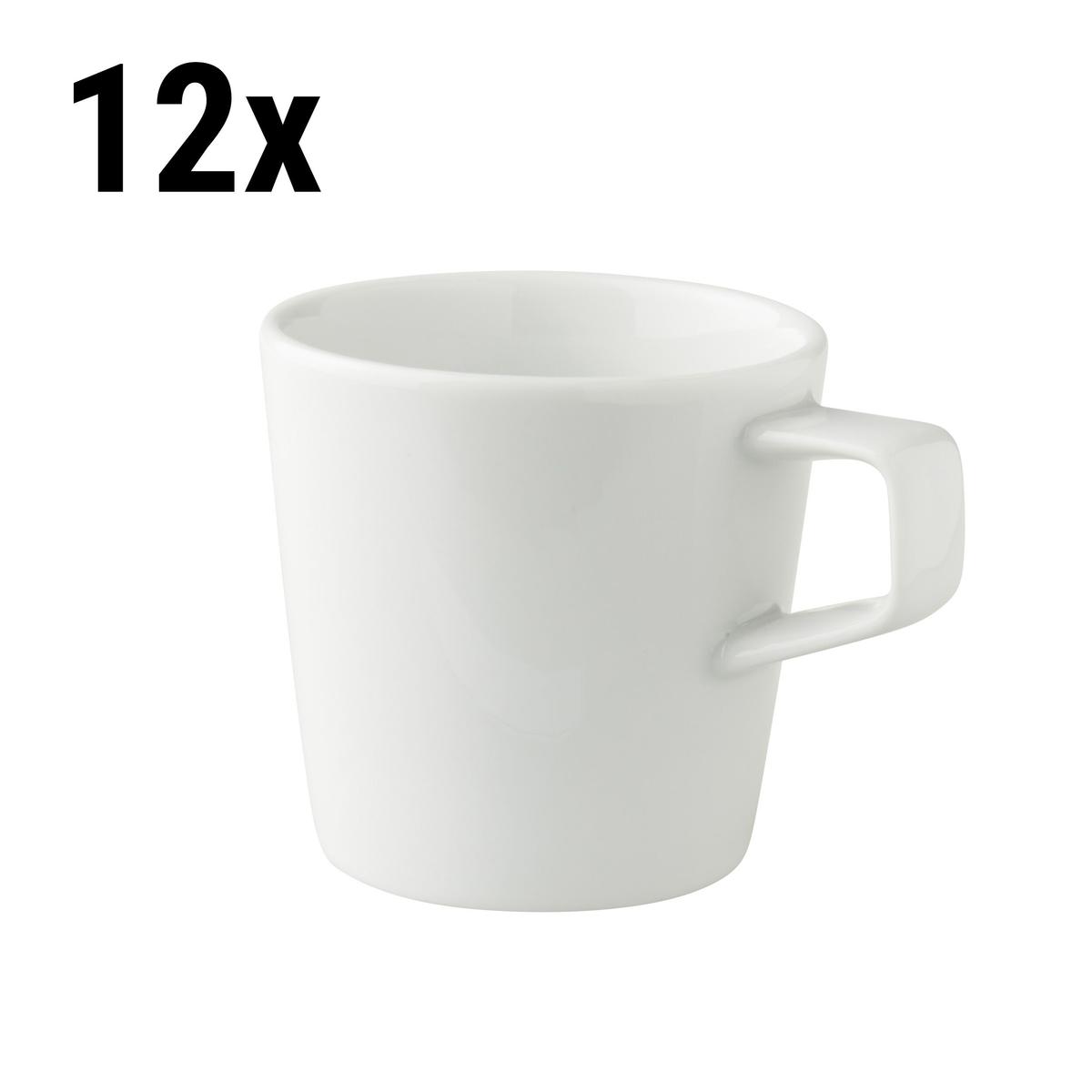 (12 pieces) WHITE DELIGHT - Coffee cup - 25 cl - White