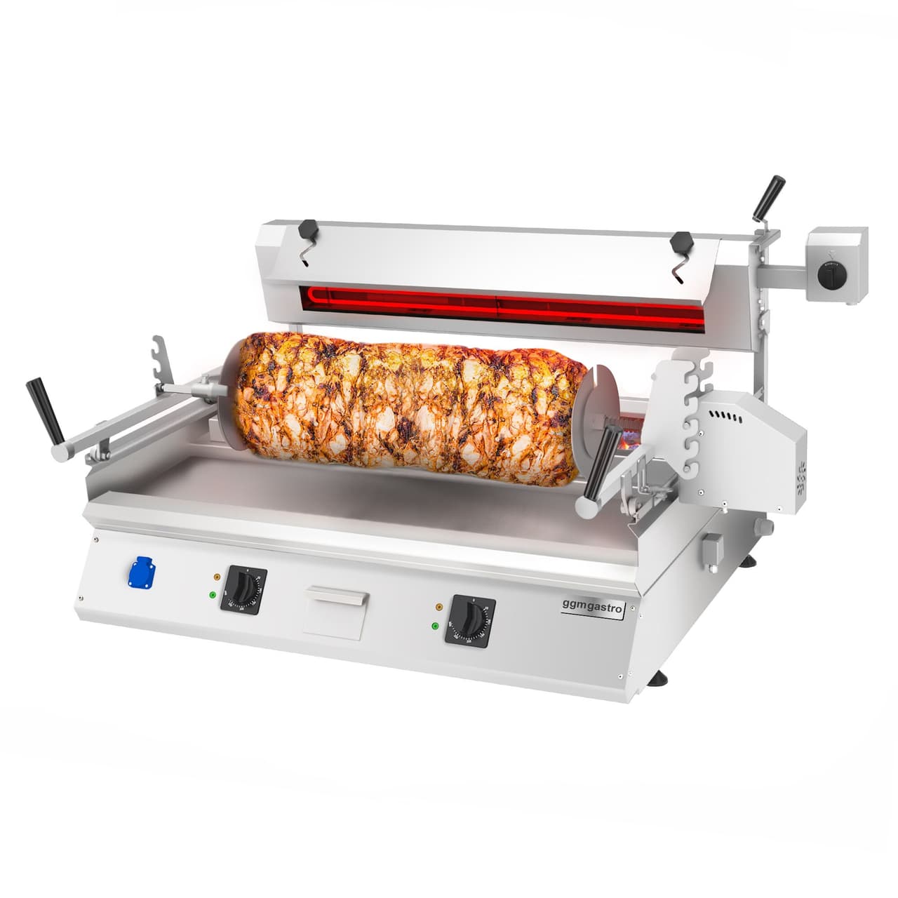 Cag Kebab machine - 9,8kW - horizontal - table-top unit