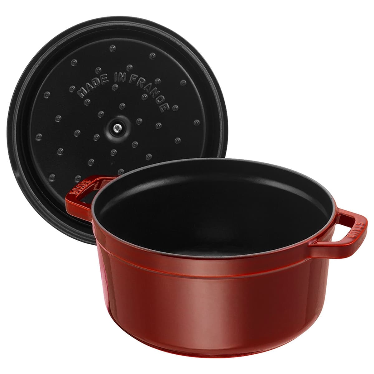 STAUB | LA COCOTTE - kokotka - Ø 200 mm - litina - grenadinově červená