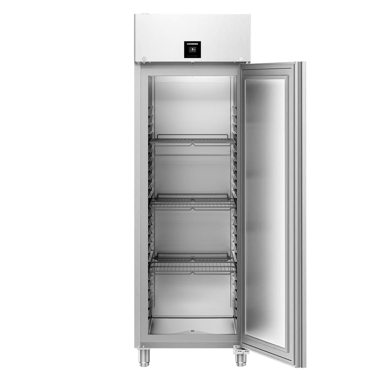 LIEBHERR | Kühlschrank Edelstahl PERFORMANCE - 486 Liter - GN 2/1 - Innen Edelstahl - mit 1 Tür