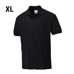 Men's Polo Shirt - Black - Size: XL	