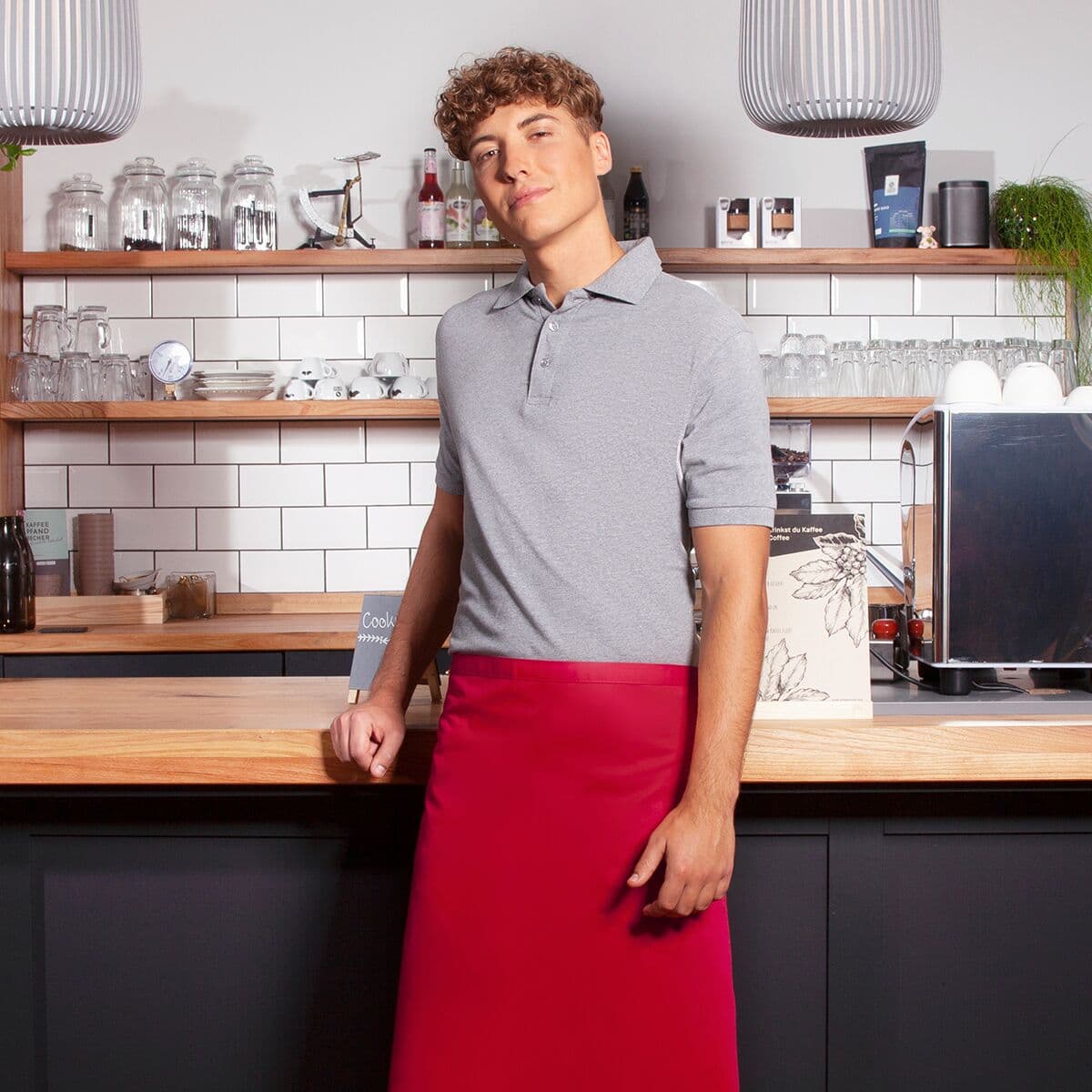 Karlowsky - Bistro Apron Basic - Raspberry