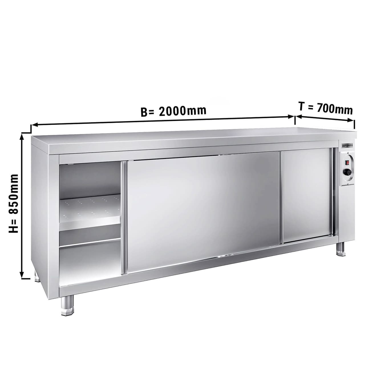 Wärmeschrank PREMIUM - 2000x700mm