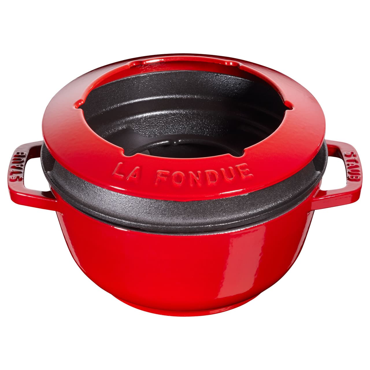 STAUB | SPECIALITIES - Fondue set - Ø 180 mm - litina - třešňově červená