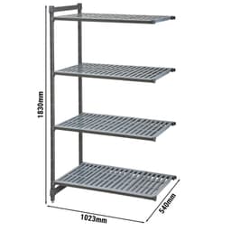 CAMBRO | Camshelving® - Přídavný regál Basics Plus - s drážkovanými policemi