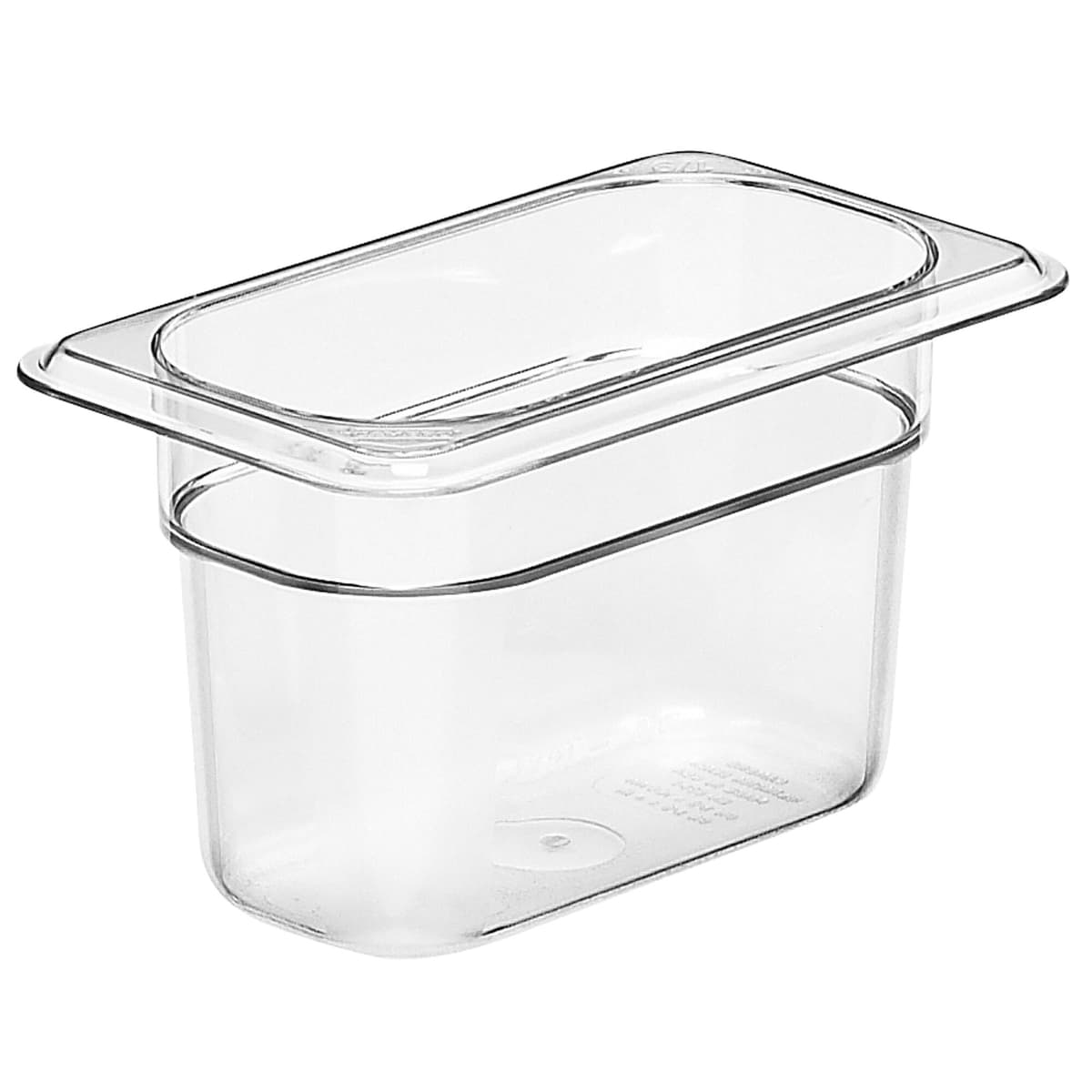 (6 kusů) CAMBRO | Polykarbonátový nádoba Camwear® GN 1/9 - čirá - hloubka 100 mm