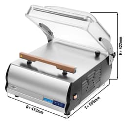 Chamber vacuum sealer - 21m³/h - 750 watts