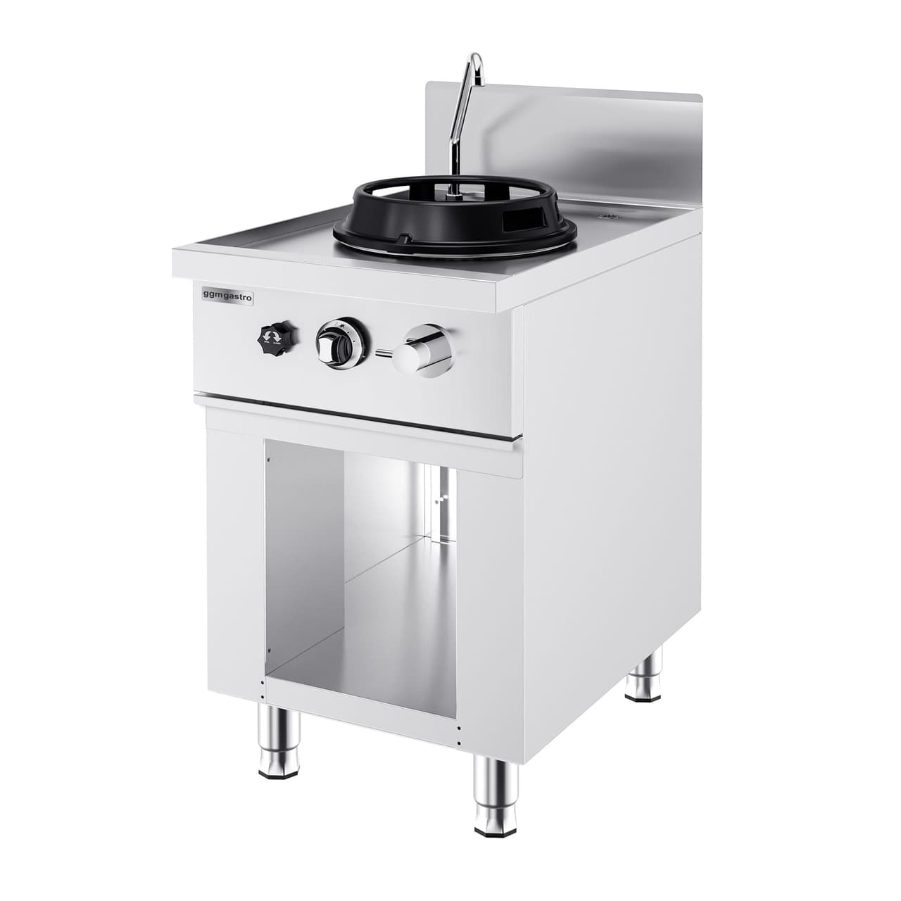 Gas wok stove - with 1 cooking zone - 15 kW