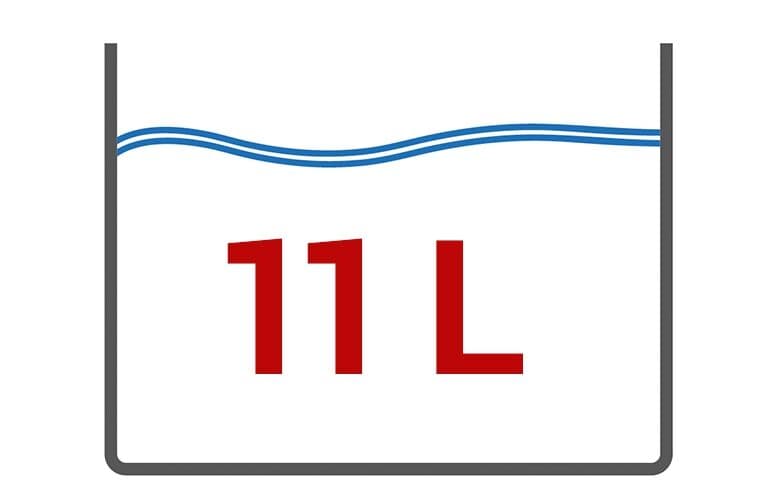 Poloviční koš pro fritézu - 11L