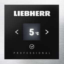 LIEBHERR | Lednice PERFORMANCE - 250L - plastový interiér - s 1 skleněnými dveřmi - šedá