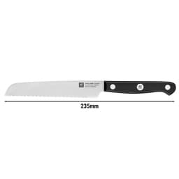 ZWILLING | GOURMET - Univerzální nůž s vlnitým ostřím - čepel: 130mm