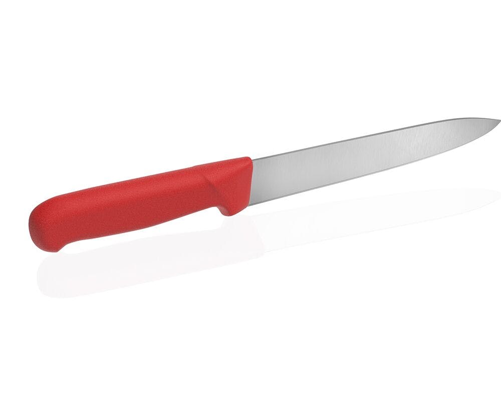 Tranžírovací nůž - 20 cm - červený