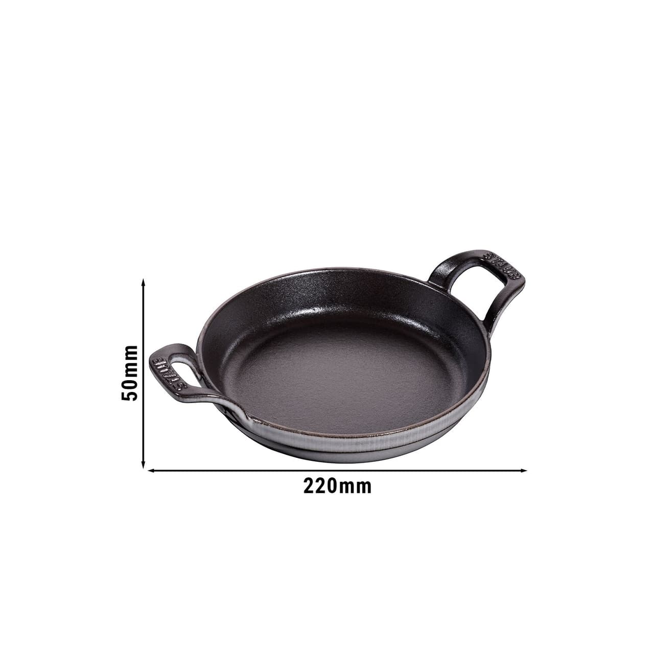 STAUB | SPECIALITY - Mini zapékací miska - 160 mm - litina - grafitově šedá