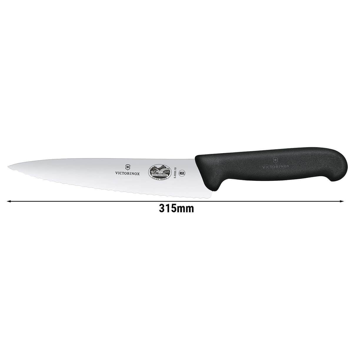 VICTORINOX | FIBROX - Nůž s výbrusy - čepel: 190mm