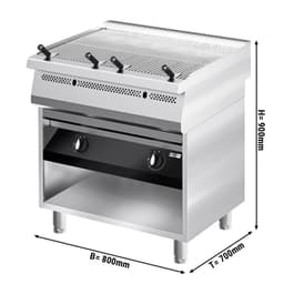 Gas water grill - 22 kW