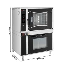 Bakery Electric Convection Oven - Digital - 6x EN 60x40 - incl. proofing cabinet