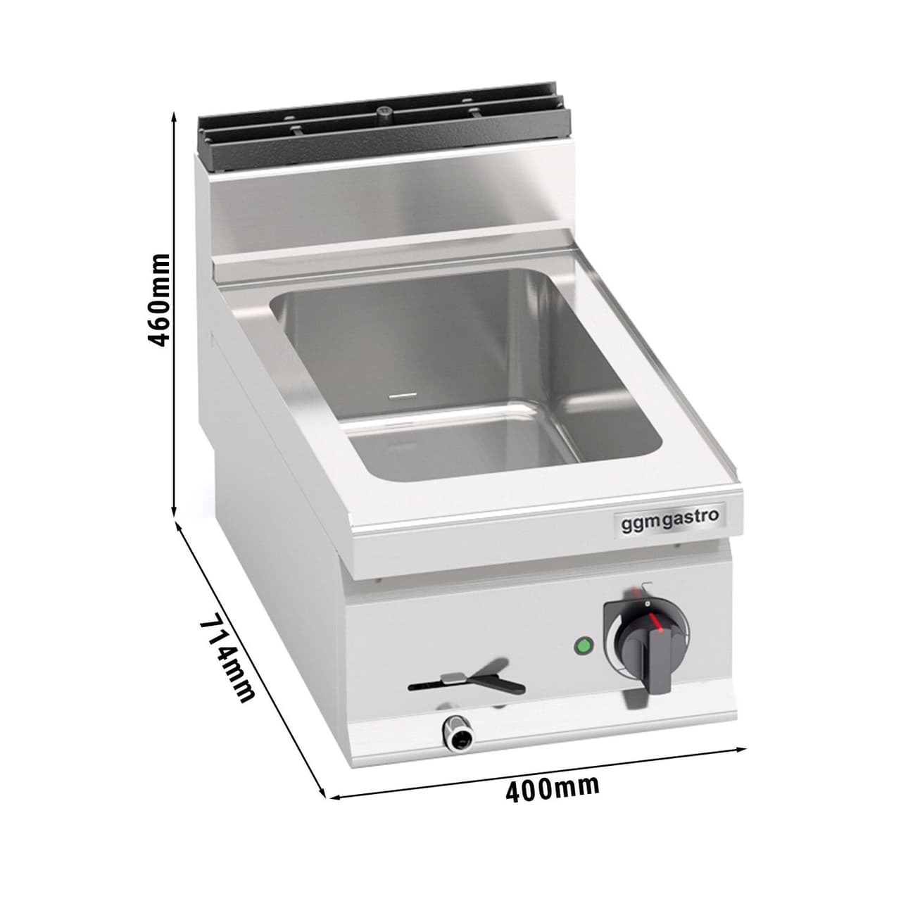 Elektrická Bain-Marie - 1,2 kW - 1x GN 1/1