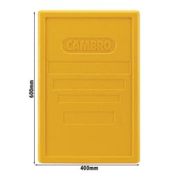 CAMBRO | CAM GOBOX® - KRYT - vhodný pro EPP140, EPP160, EPP180 & EPP180S - žlutý