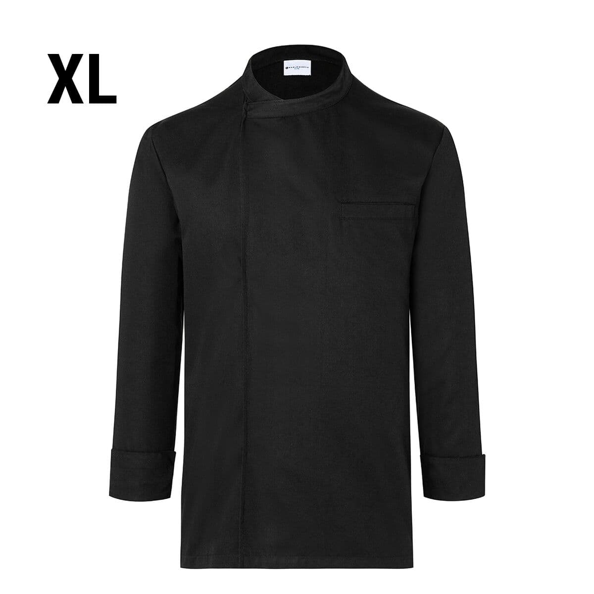 Karlowsky Long Sleeve Throw Over Cooking Shirt - Black - Size: XL