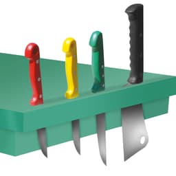 Knife holder for cutting plates - 700mm - Green