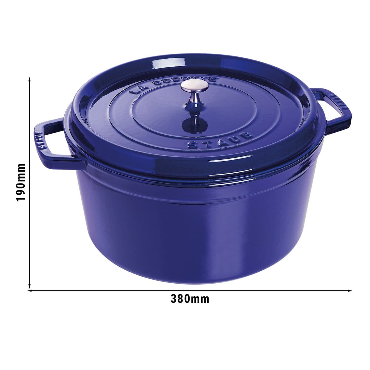 STAUB | LA COCOTTE - kokotka - Ø 300 mm - litina - tmavě modrá