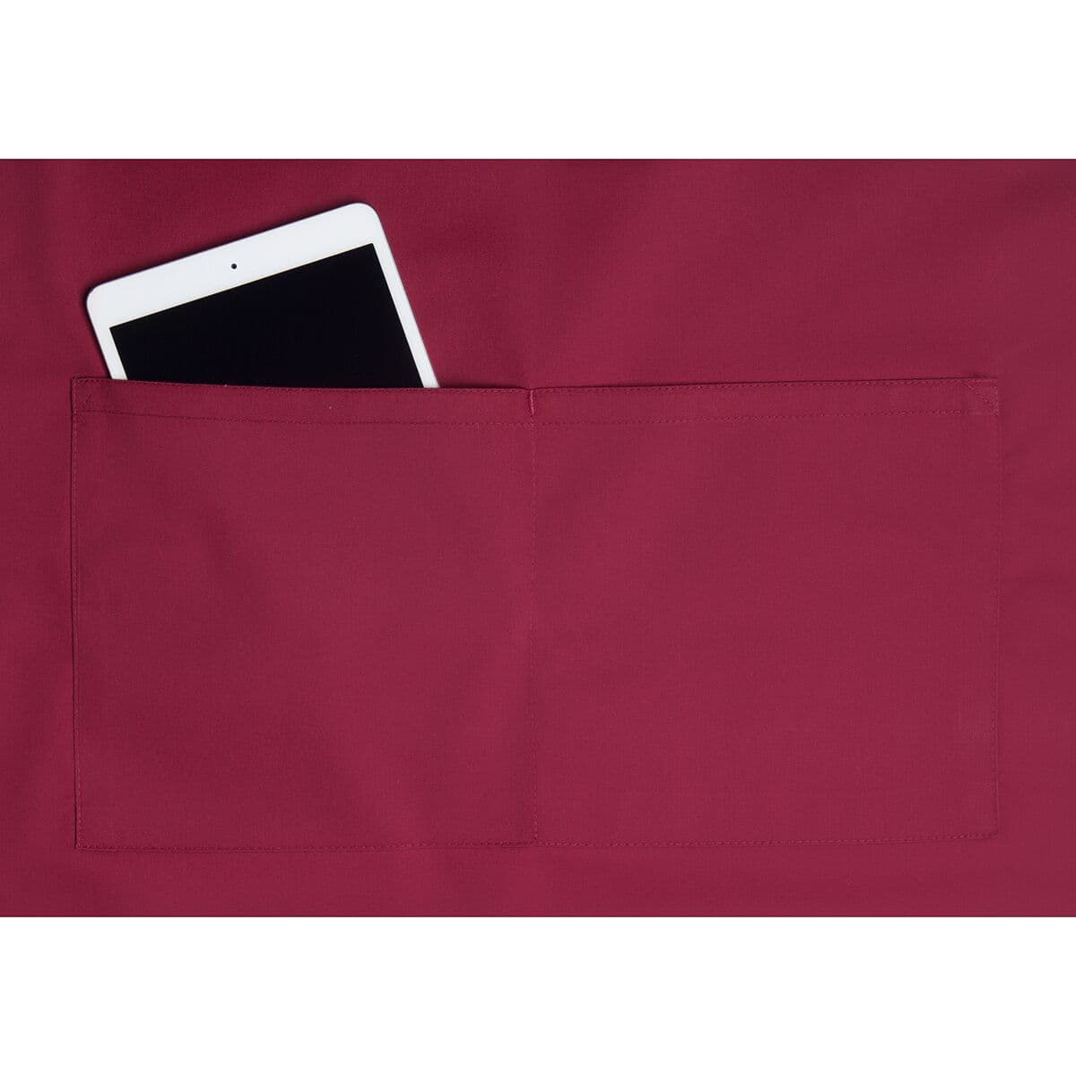 Karlowsky - Bib Apron with Pocket Basic - Bordeaux