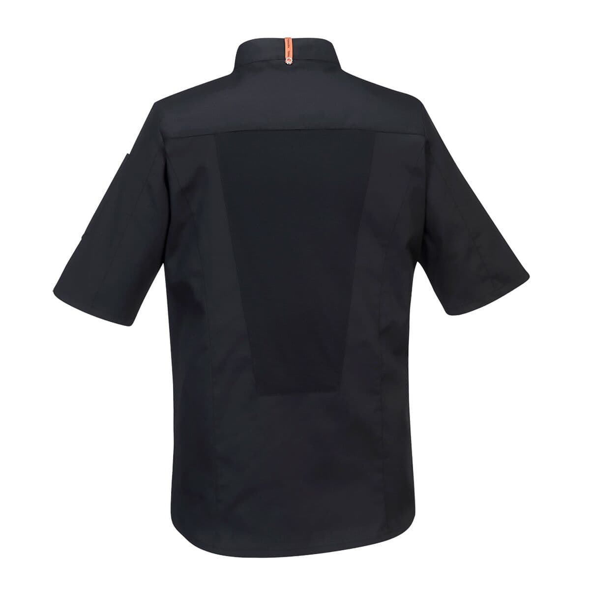 (5 pieces) Short Sleeve MeshAir Pro Chef Jacket - Black - Size: L	