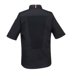 Short Sleeve MeshAir Pro Chef's Jacket - Black - Size: XL	