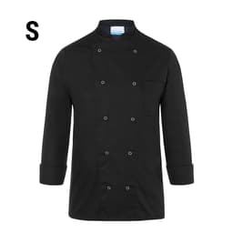 (6 pieces) Karlowsky Cooking Jacket Basic - Black - Size: S