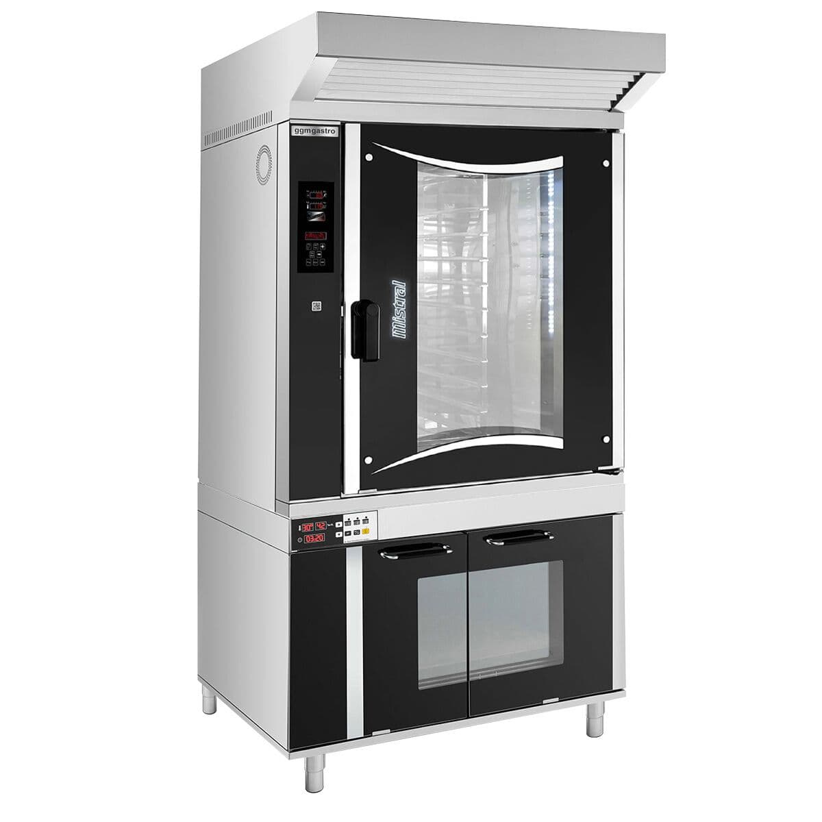 Bakery - combi steamer - digital - 10x EN 60x40 - incl. bonnet, proofing cabinet