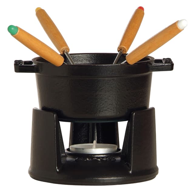 STAUB | SPECIALITIES - Mini Fondue set - Ø 100 mm - černý